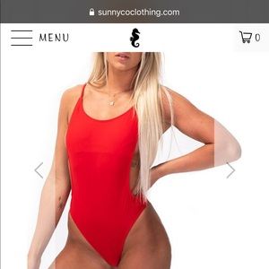 SunnyCo famous one piece NWOT